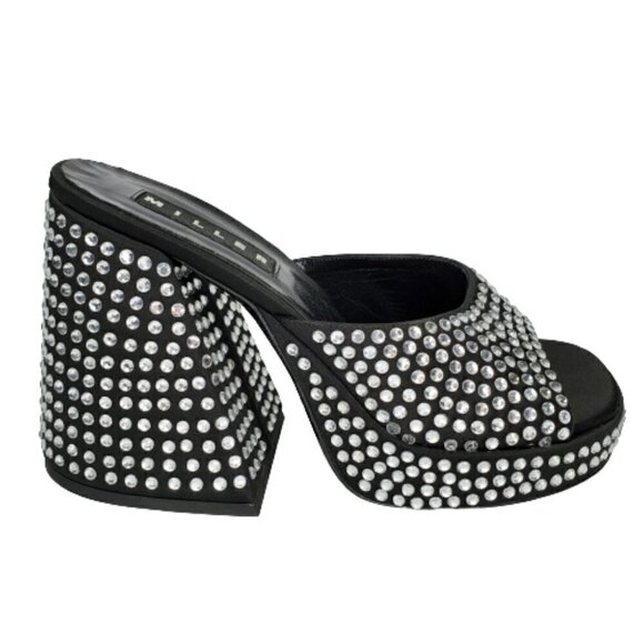 Simon Miller Slice Embellished Platform Sandals - Picture 1 of 7